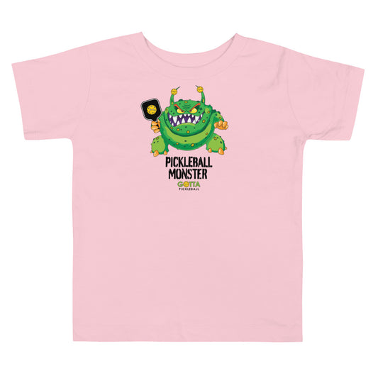Toddler T-Shirt: Pickleball Green Monster (more colors)