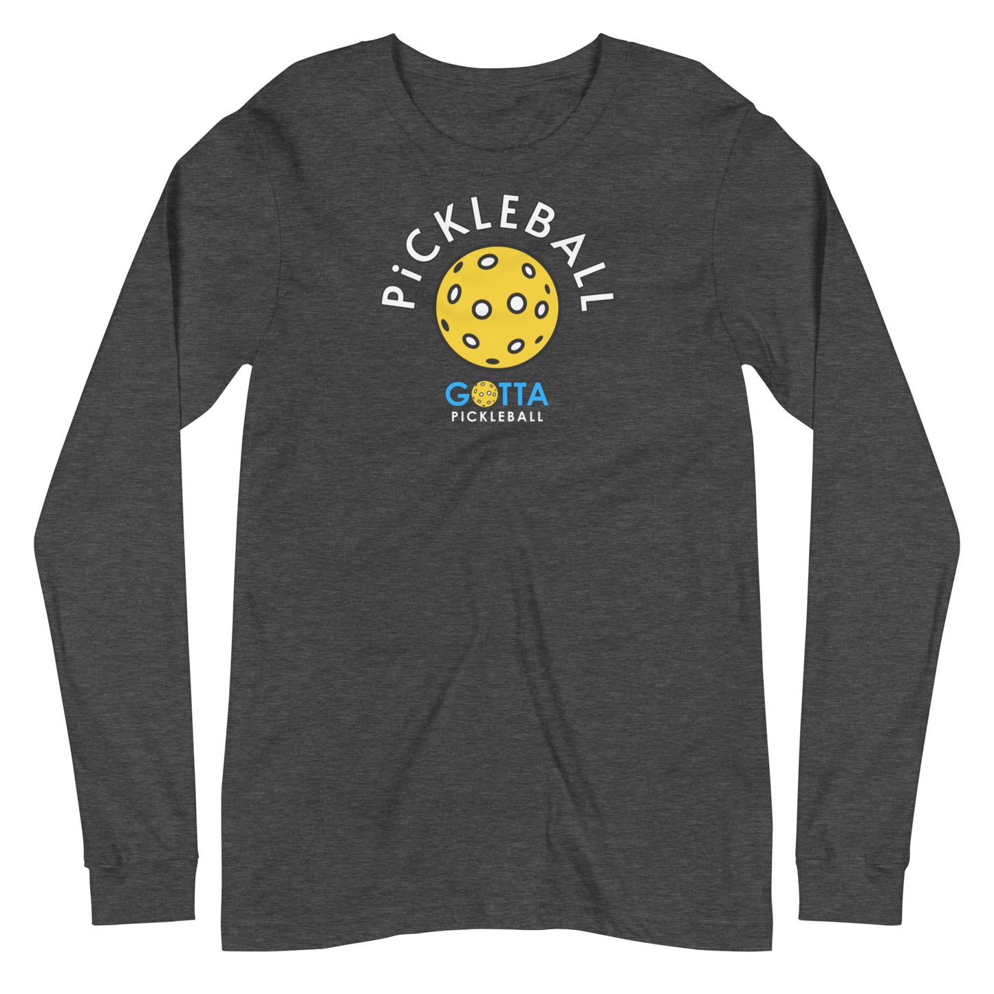 Unisex Long Sleeve Tee: PiCKLEBALL (more colors)