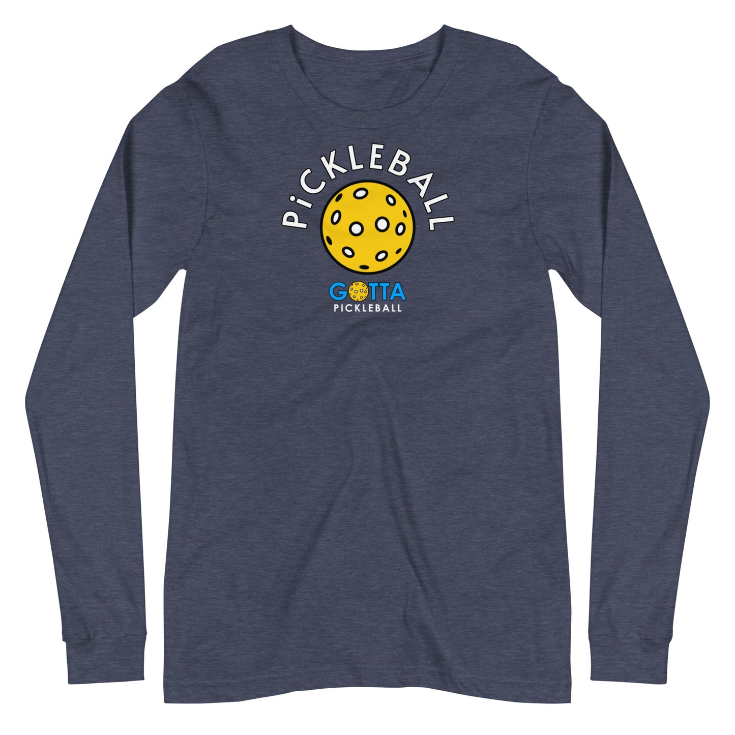 Unisex Long Sleeve Tee: PiCKLEBALL (more colors)