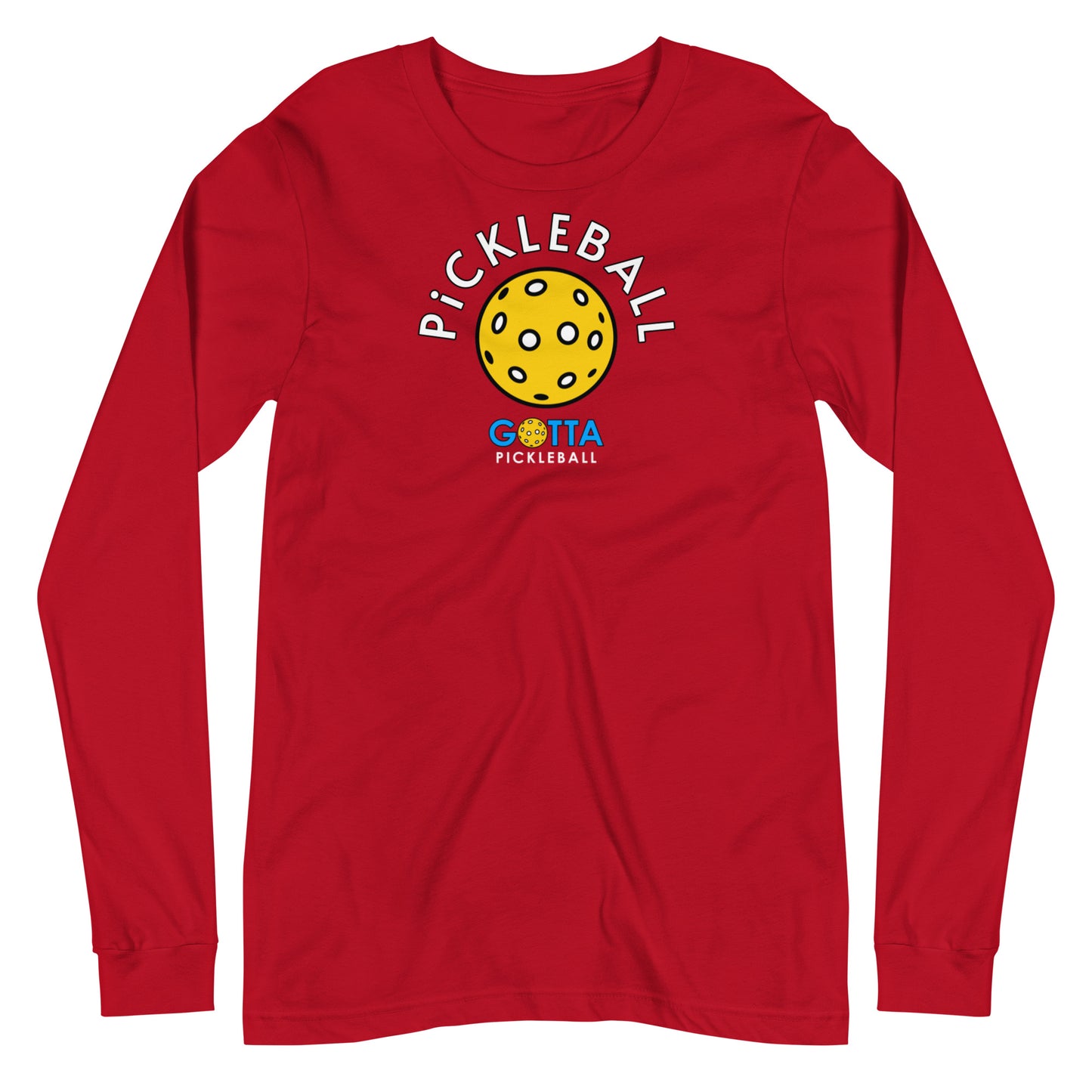 Unisex Long Sleeve Tee: PiCKLEBALL (more colors)