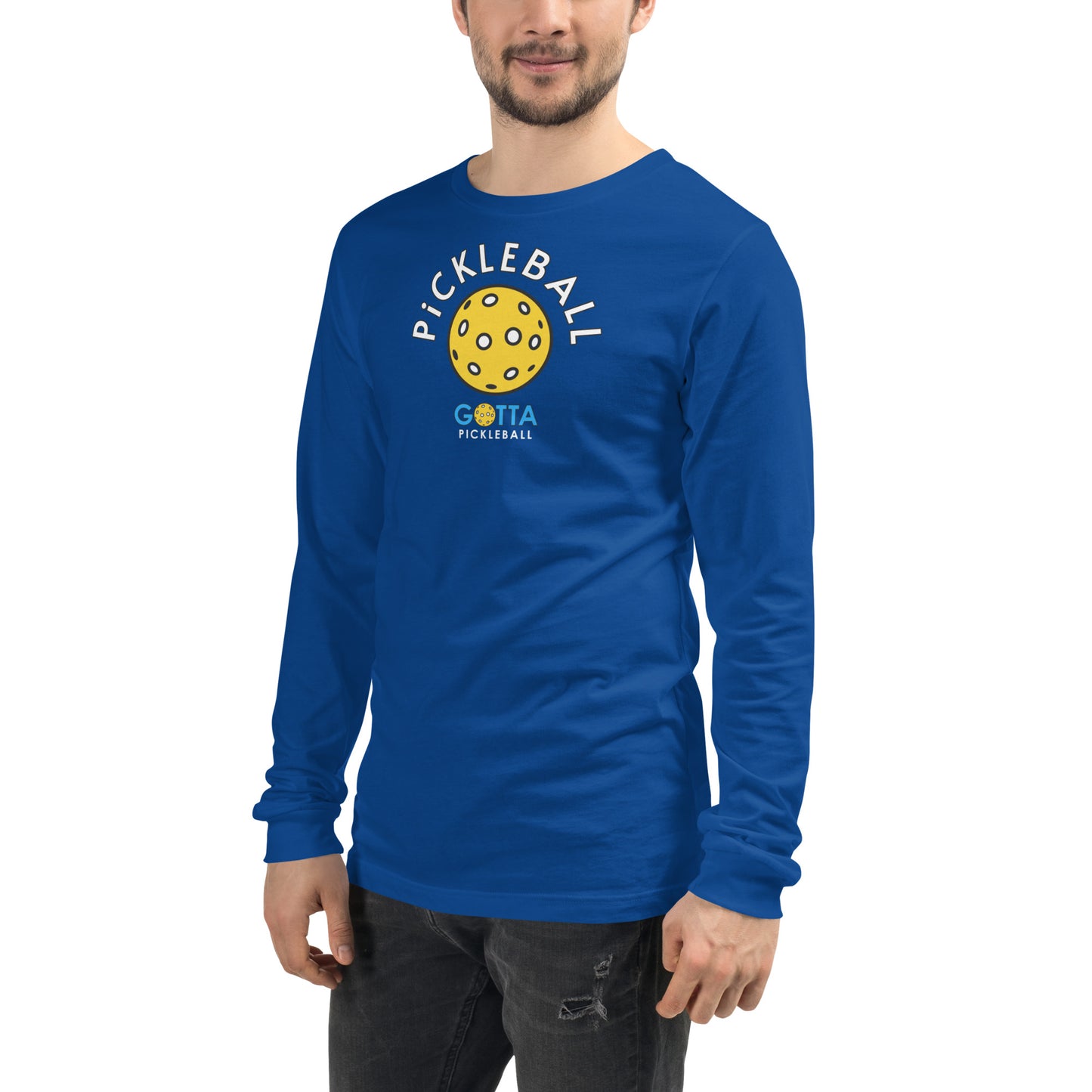 Unisex Long Sleeve Tee: PiCKLEBALL (more colors)