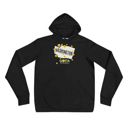 pickleball Washington state hoodie sweatshirt gotta pickleball black