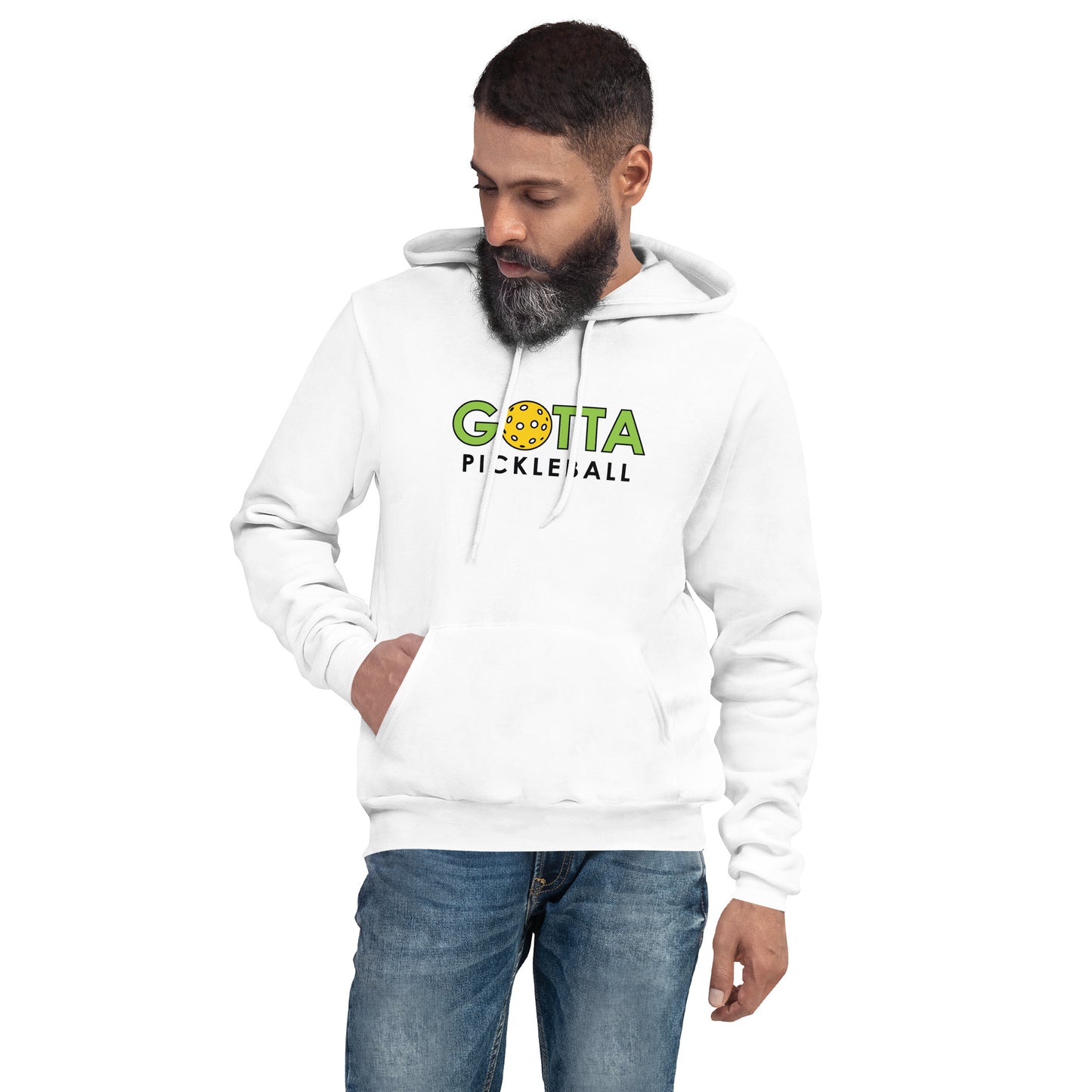 Unisex Hoodie Cotton/Fleece: GOTTA PICKLEBALL White