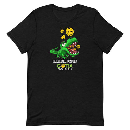 Classic T-Shirt: PICKLEBALL MONSTER GREEN ALLIGATOR (more colors)