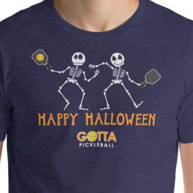 Classic T-Shirt: HAPPY HALLOWEEN SKELETONS (more colors)