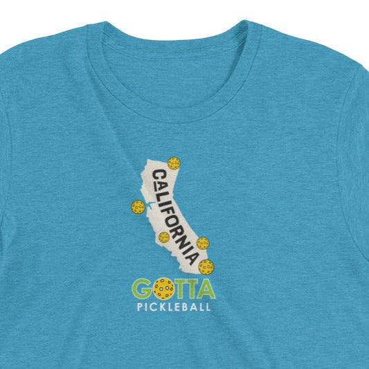 T-shirt TRI-BLEND: CALIFORNIA GOTTA PICKLEBALL (more colors)