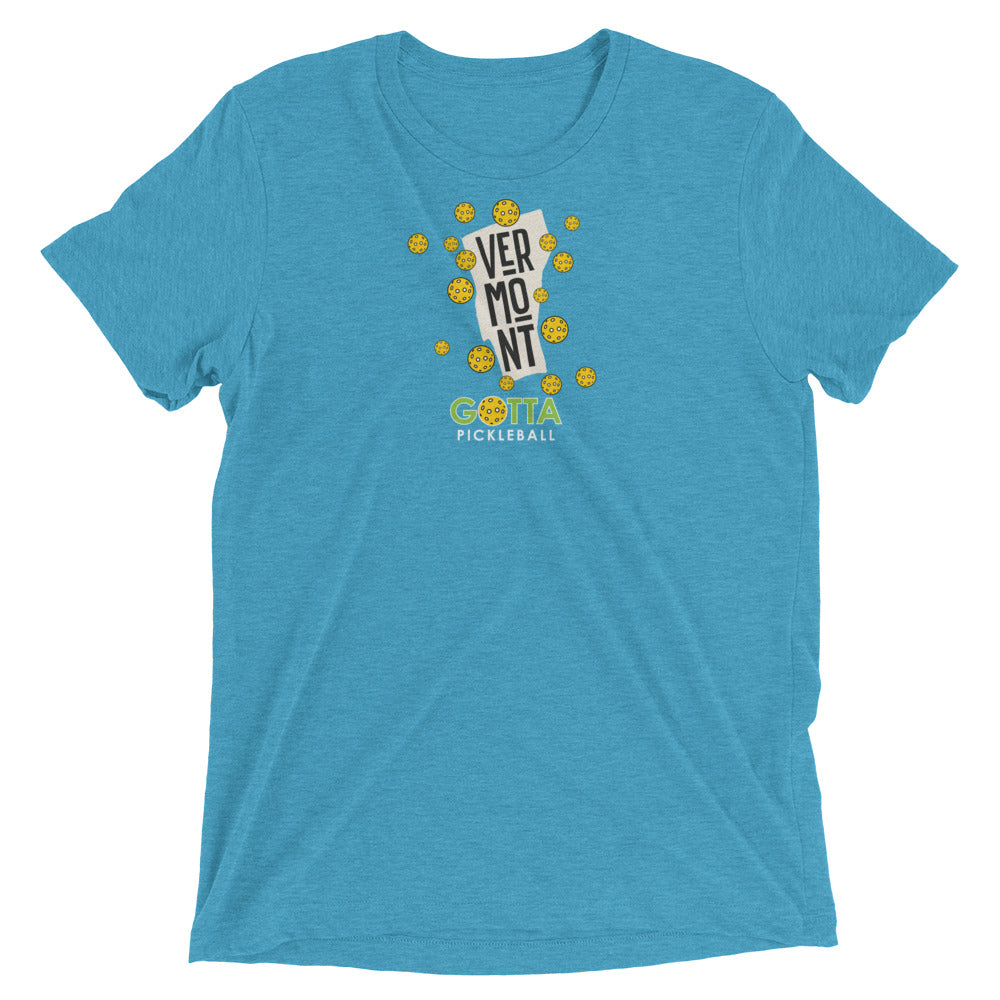 T-shirt TRI-BLEND: VERMONT GOTTA PICKLEBALL (more colors)
