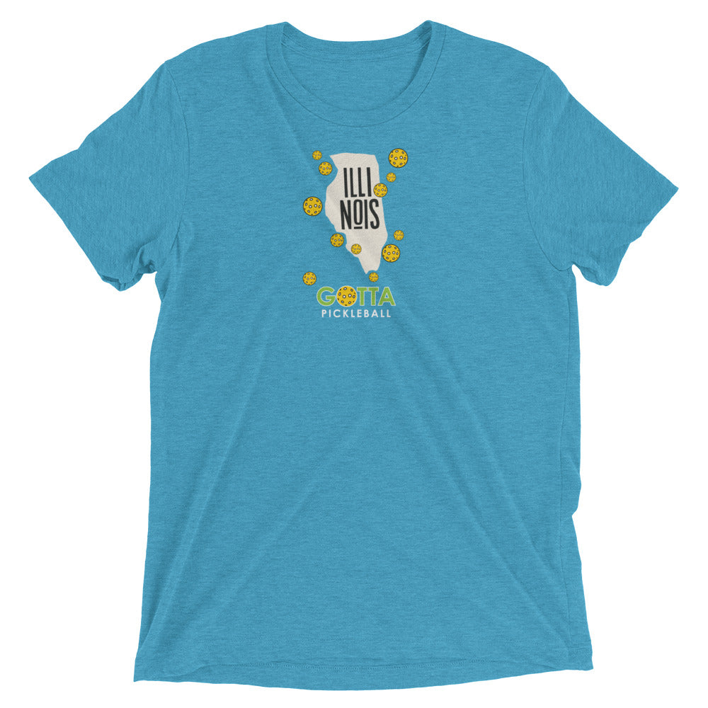 pickleball Illinois gotta pickleball aqua blue t-shirt