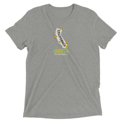 T-shirt TRI-BLEND: CALIFORNIA GOTTA PICKLEBALL (more colors)