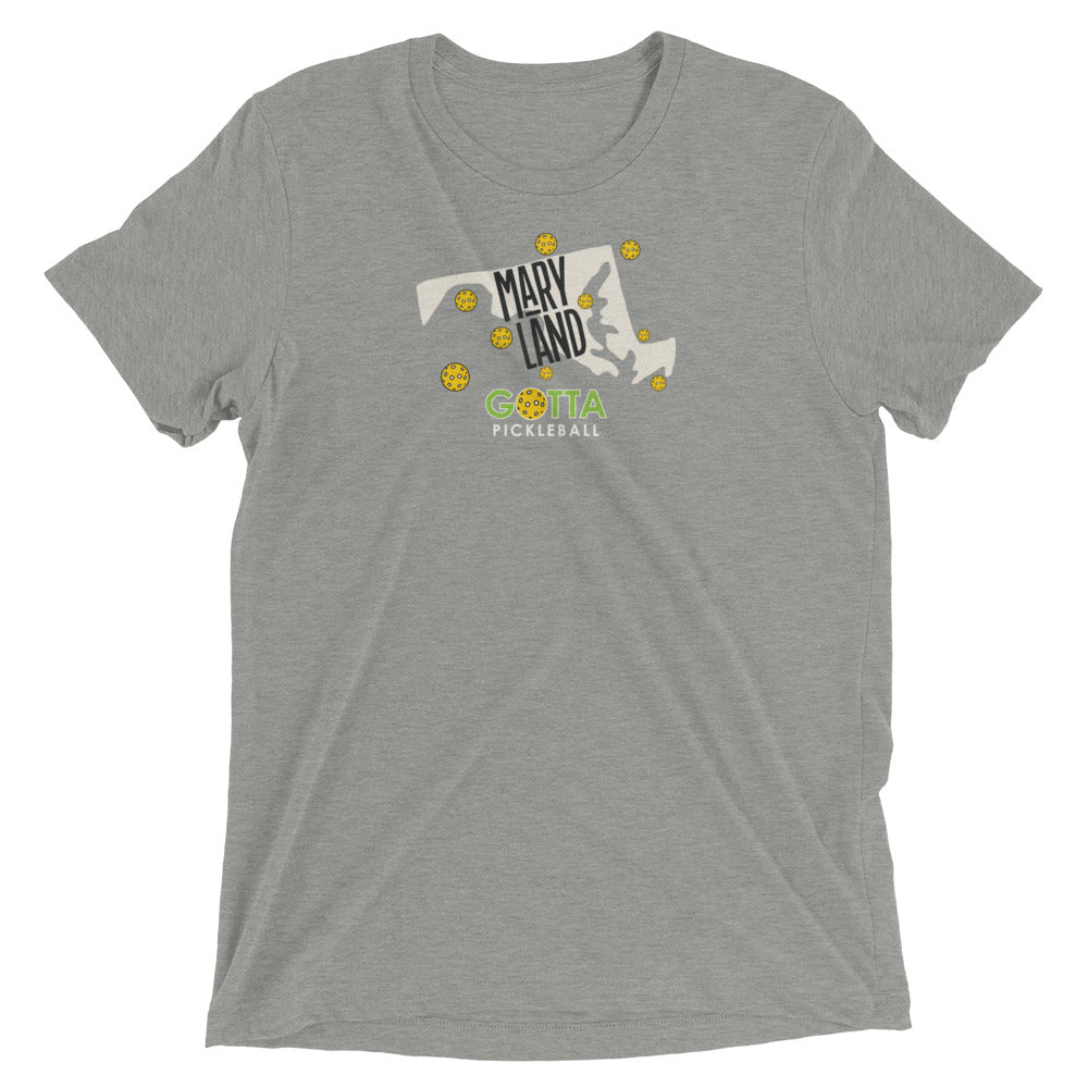T-shirt TRI-BLEND: MARYLAND GOTTA PICKLEBALL (more colors)