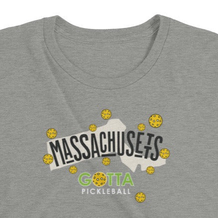 T-shirt TRI-BLEND: MASSACHUSETTS GOTTA PICKLEBALL (more colors)