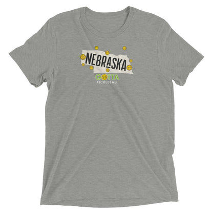 T-shirt TRI-BLEND: NEBRASKA GOTTA PICKLEBALL (more colors)