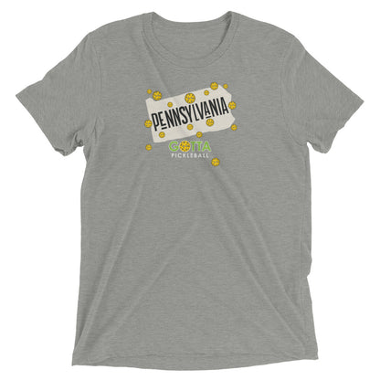 T-shirt TRI-BLEND: PENNSYLVANIA GOTTA PICKLEBALL (more colors)