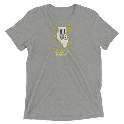 pickleball Illinois gotta pickleball athletic gray t-shirt
