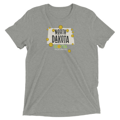 T-shirt TRI-BLEND: NORTH DAKOTA GOTTA PICKLEBALL (more colors)