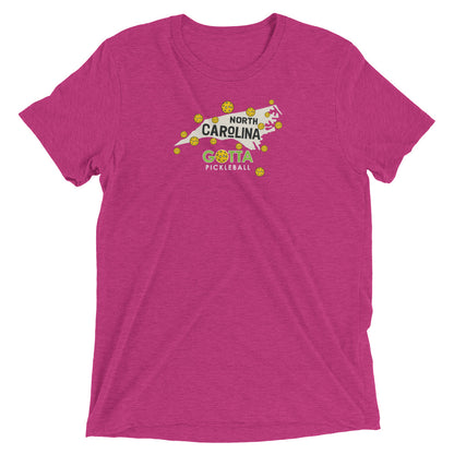 T-shirt TRI-BLEND: NORTH CAROLINA GOTTA PICKLEBALL (more colors)