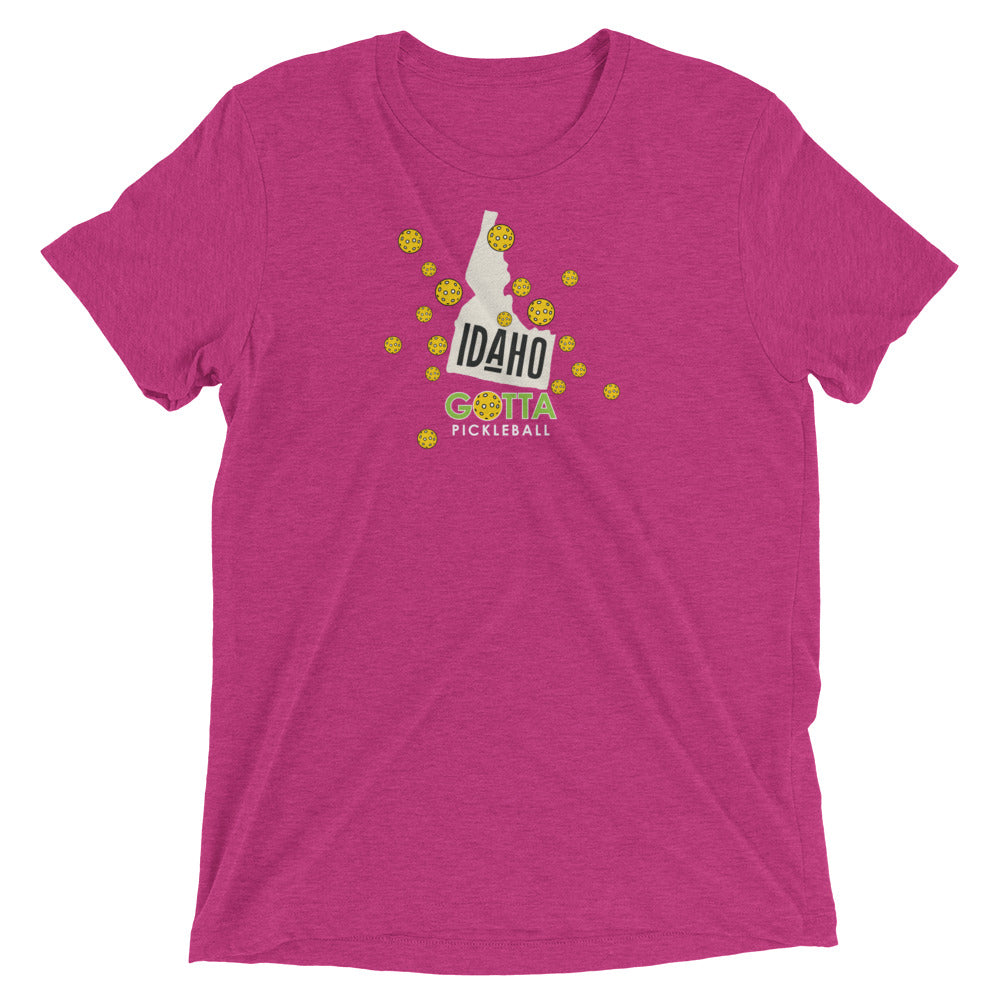 T-shirt TRI-BLEND: IDAHO GOTTA PICKLEBALL (more colors)