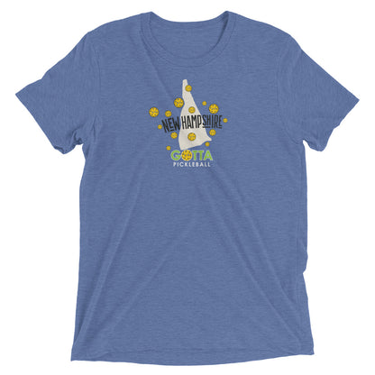 T-shirt TRI-BLEND: NEW HAMPSHIRE GOTTA PICKLEBALL (more colors)