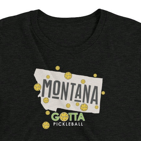 T-shirt TRI-BLEND: MONTANA GOTTA PICKLEBALL (more colors)