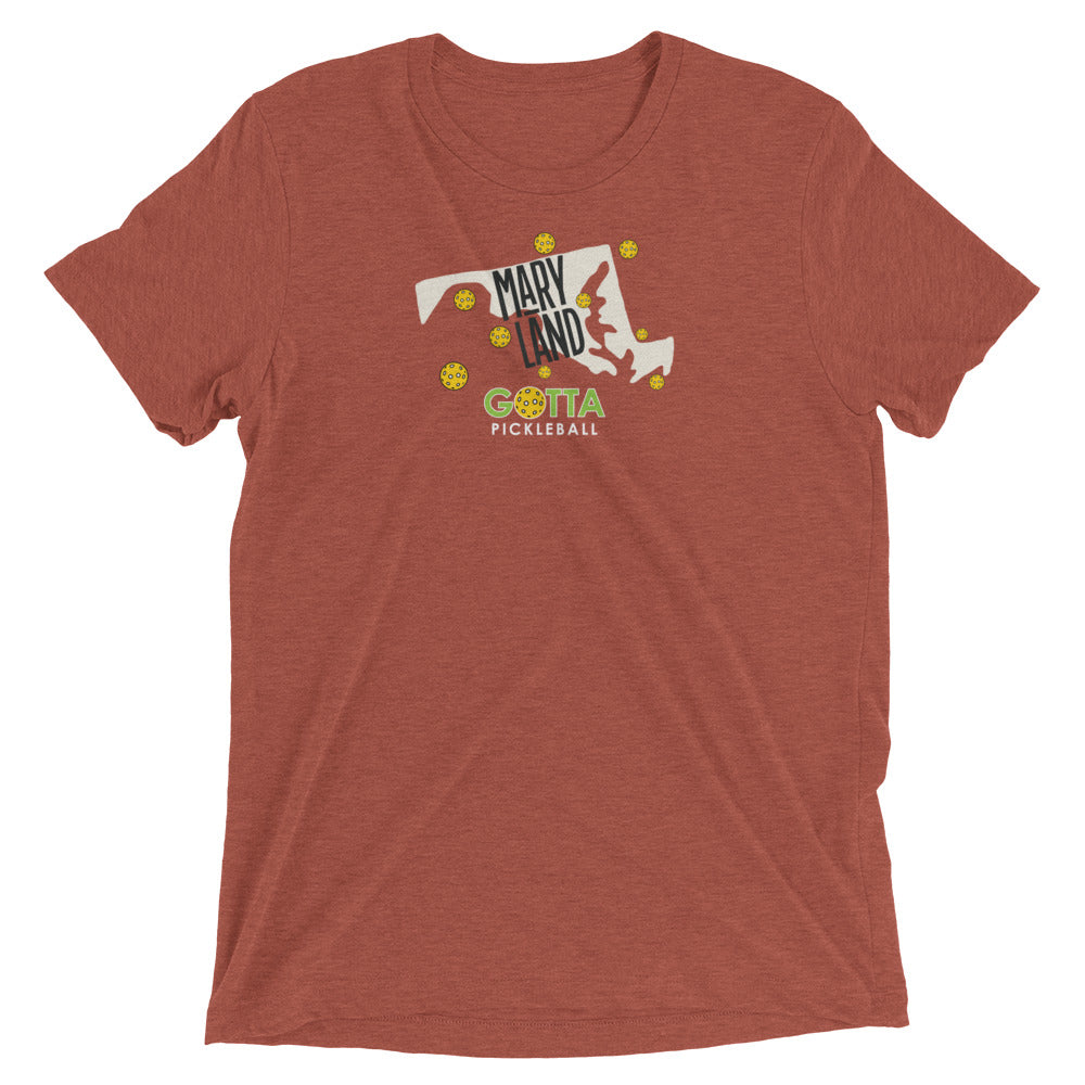 T-shirt TRI-BLEND: MARYLAND GOTTA PICKLEBALL (more colors)