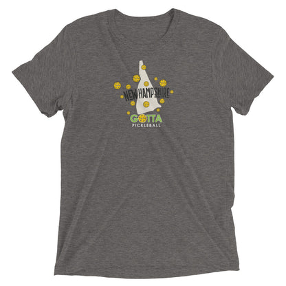 T-shirt TRI-BLEND: NEW HAMPSHIRE GOTTA PICKLEBALL (more colors)