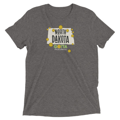 T-shirt TRI-BLEND: NORTH DAKOTA GOTTA PICKLEBALL (more colors)