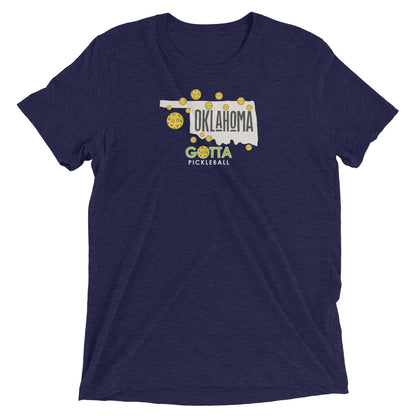 T-shirt TRI-BLEND: OKLAHOMA GOTTA PICKLEBALL (more colors)