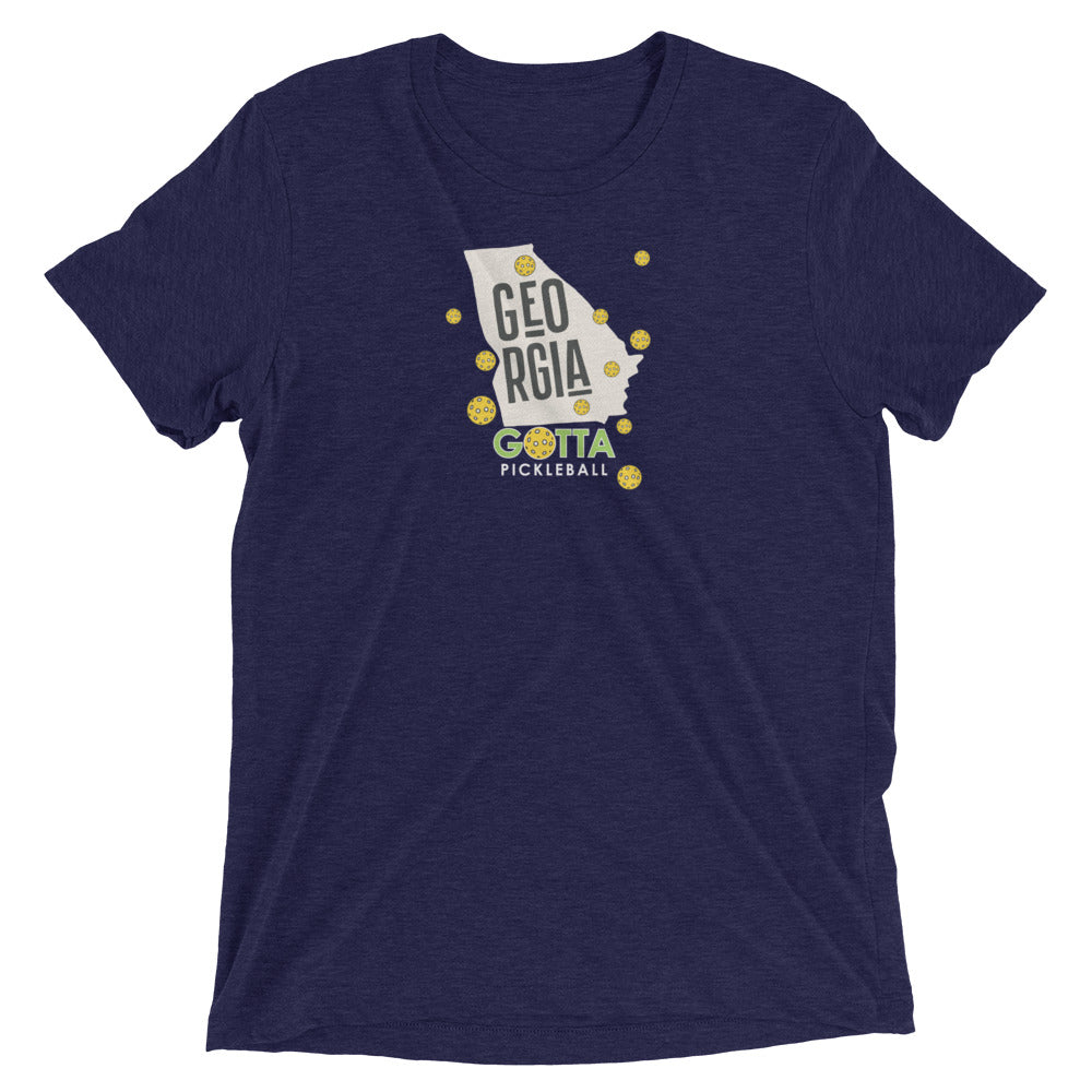 T-shirt TRI-BLEND: GEORGIA GOTTA PICKLEBALL (more colors)