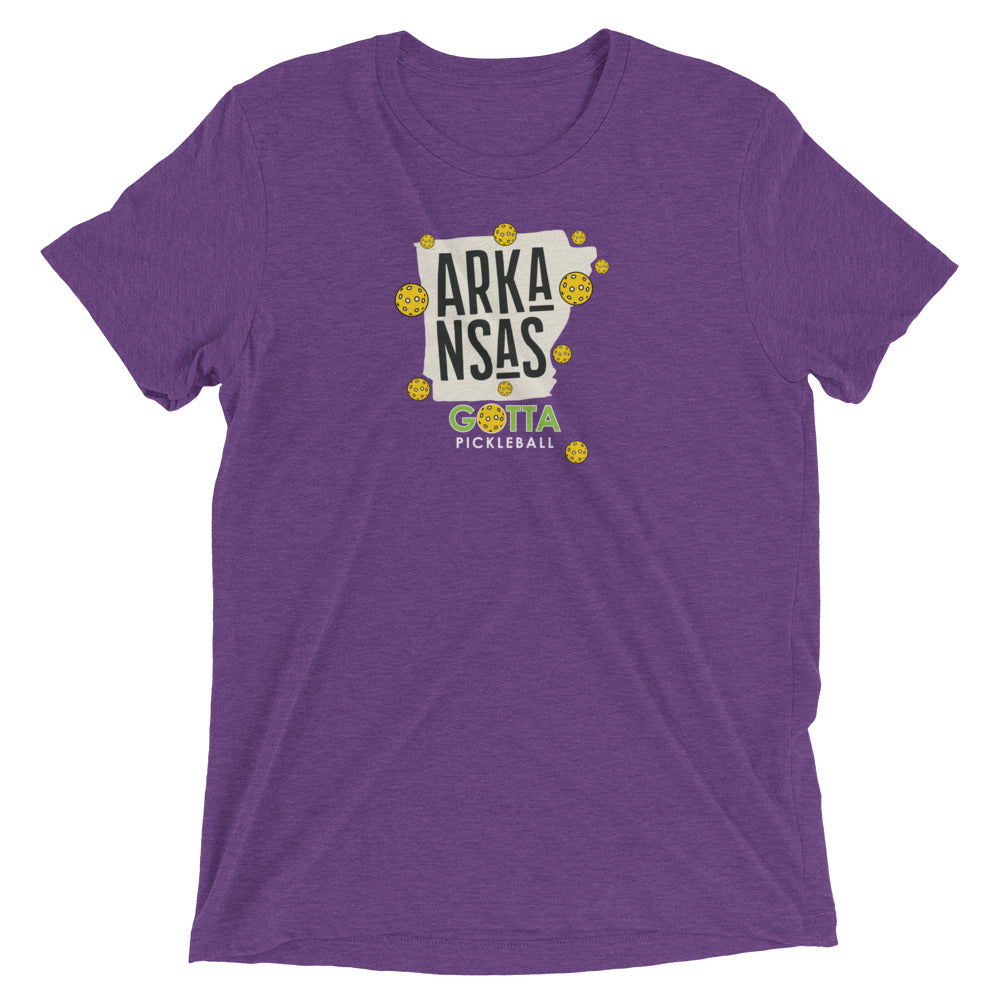 pickleball Arkansas state gotta pickleball purple t-shirt with pickleballs