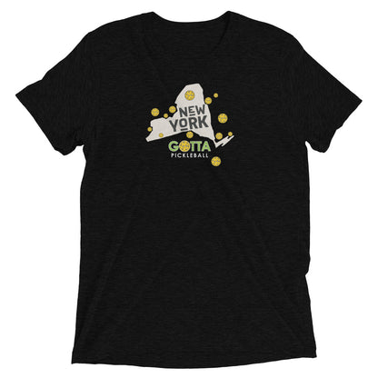 T-shirt TRI-BLEND: NEW YORK GOTTA PICKLEBALL (more colors)