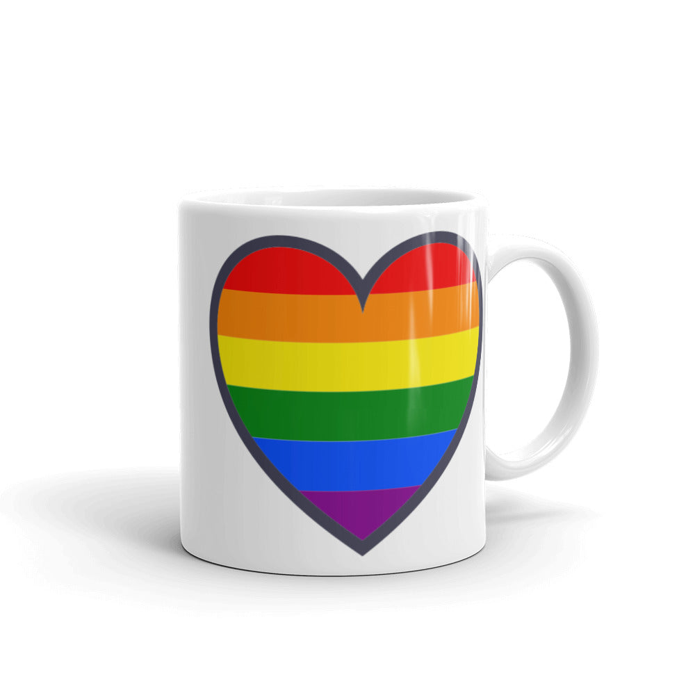 MUG: Gotta Pickleball Player Mascot Ozzie with Pride Heart (more sizes)