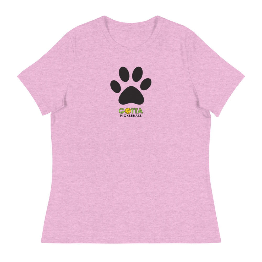 Women's T-Shirt Relaxed: Paw Print (more colors)