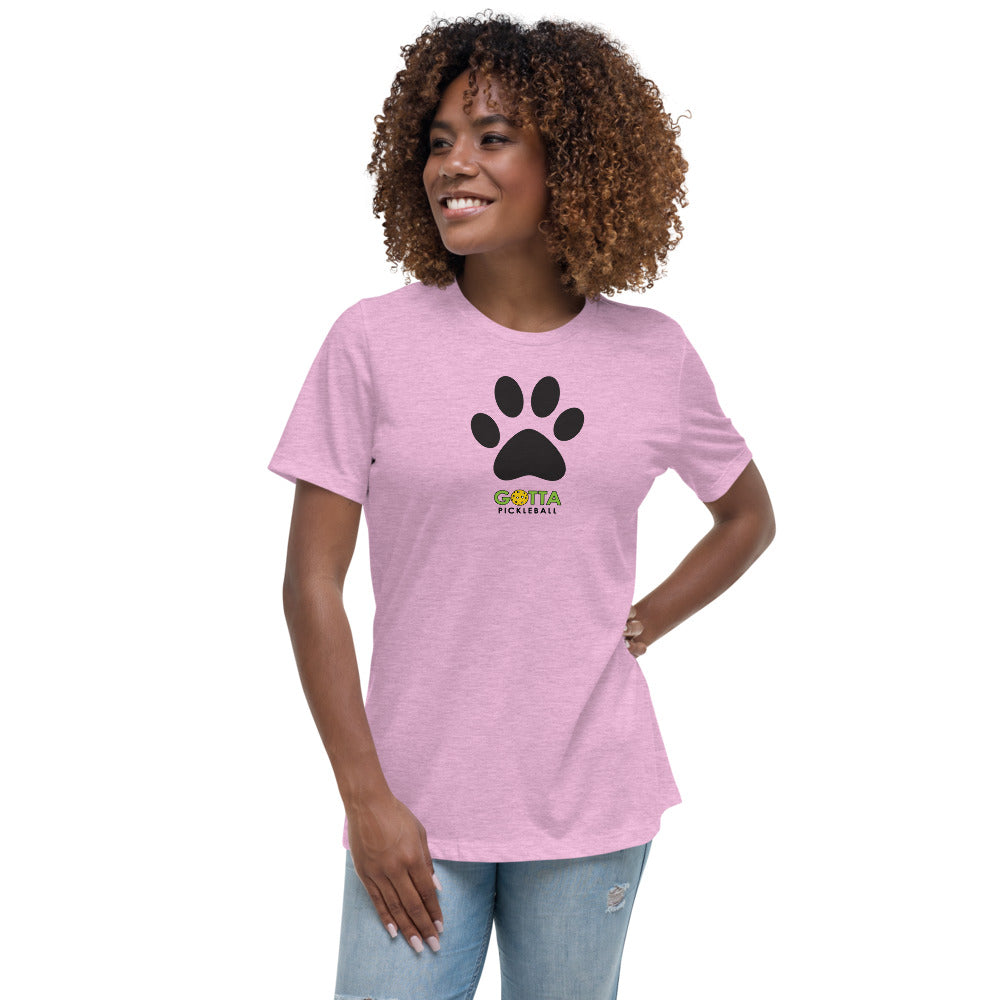 Women's T-Shirt Relaxed: Paw Print (more colors)