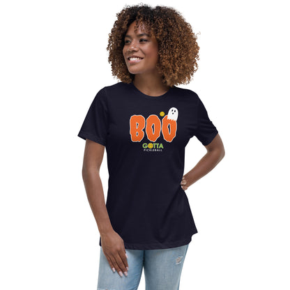 Women's T-Shirt Relaxed: Halloween Boo (more colors)