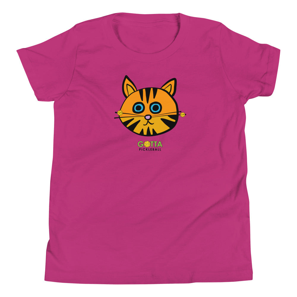 Youth T-Shirt COTTON/POLY: ORANGE CAT (more colors)