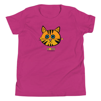 Youth T-Shirt COTTON/POLY: ORANGE CAT (more colors)